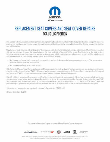 Replacement Seat Covers
