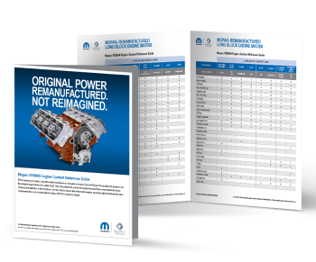 Mopar REMAN Engine Content Reference Guide