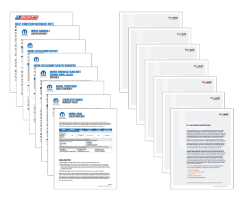 Warranty - Complete Mopar Parts & Accessories Limited Warranty Statement