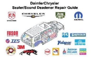 Sealer Sound Deadener Repair Guide